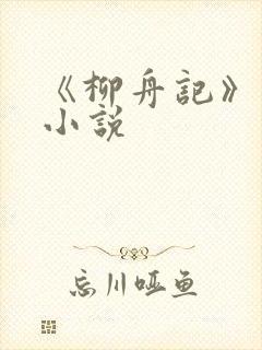 《柳舟记》原著小说