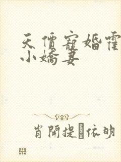 天价宠婚霍总裁小娇妻