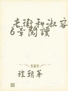 老卫和淑容的66章阅读封面