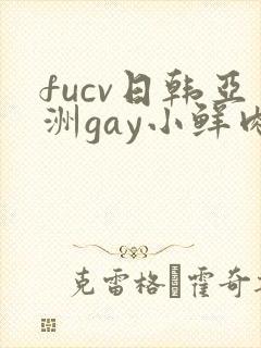fucv日韩亚洲gay小鲜肉在