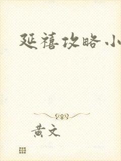 延禧攻略小说封面