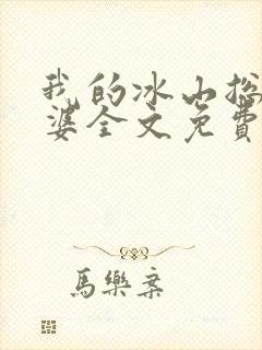我的冰山总裁老婆全文免费