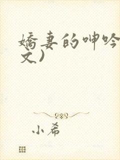 娇妻的呻吟(辣文)
