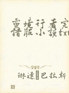 灵境行者完整无错版小说txt下载