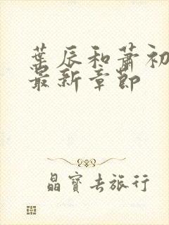 叶辰和萧初然的最新章节封面