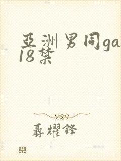 亚洲男同gay18禁