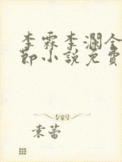 李霖李澜全部章节小说免费阅读笔趣阁