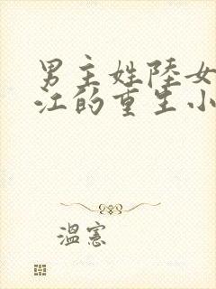 男主姓陆女主姓江的重生小说