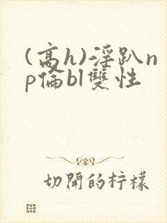 (高h)淫趴np伦bl双性