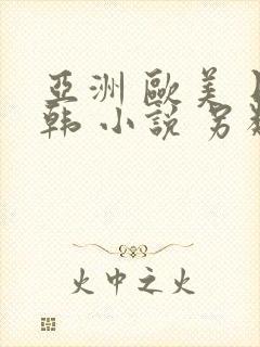 亚洲 欧美 日韩 小说 另类