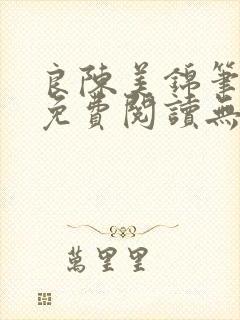 良陈美锦笔趣阁免费阅读无弹窗