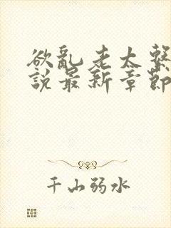 欲乱老太系列小说最新章节