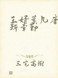 王婿叶凡唐若雪新章节