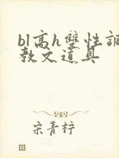 bl高h双性调教文道具封面