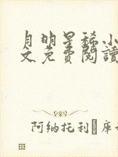 月明星稀小志全文免费阅读最新章节