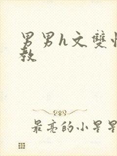 男男h文双性调教