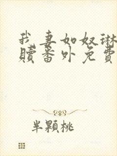 我妻如奴琳的救赎番外免费阅读正版