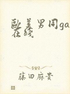 欧美男同gay在线