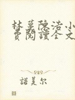 林蔓陈浩小说免费阅读全文最新章节封面