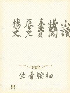 杨辰秦惜小说全文免费阅读最新章节