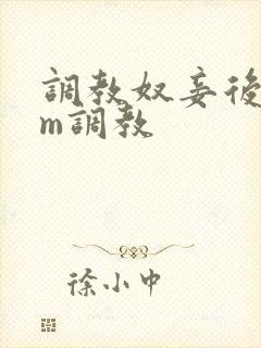 调教奴妾后宫sm调教封面