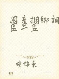 国产捆绑调教一区二区