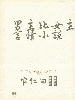 男主比女主大的言情小说封面