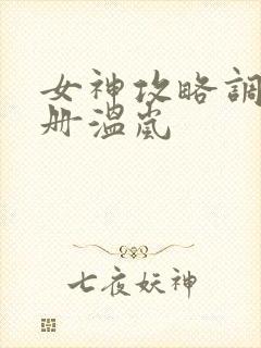女神攻略调教手册温岚