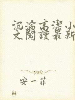 沉沦高洁小说全文阅读最新章节更新