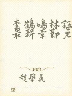 李鹤鸣林钰小说最新章节免费阅读封面