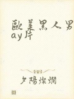 欧美黑人男男gay片封面