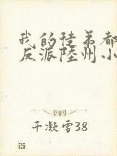 我的徒弟都是大反派陆州小说完结版封面