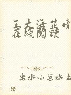 王大海芷晴小说在线阅读