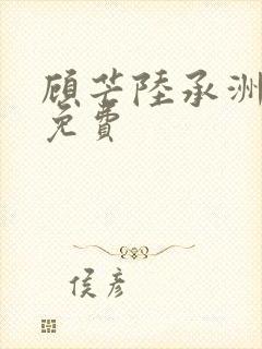 顾芒陆承洲全文免费