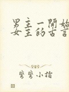 男主一开始想杀女主的古言