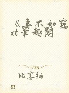 《妻不如窃》txt笔趣阁