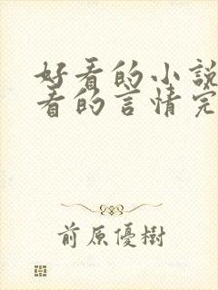 好看的小说女生看的言情完结小说封面