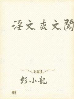 淫文爽文阅读封面