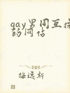gay男同互操的网站封面