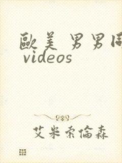 欧美 男男同性 videos