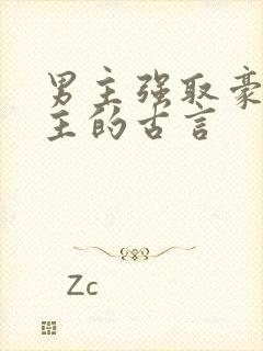 男主强取豪夺女主的古言封面