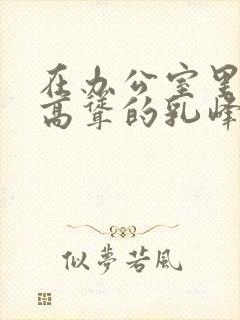 在办公室里揉弄高耸的乳峰