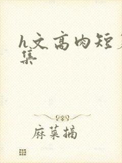 h文高肉短篇合集