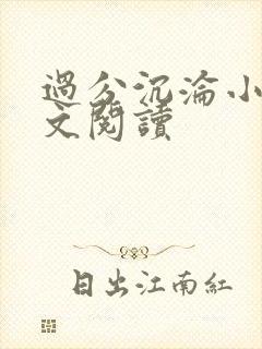 过分沉沦小说全文阅读