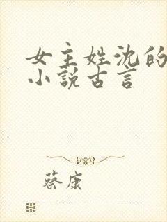 女主姓沈的重生小说古言