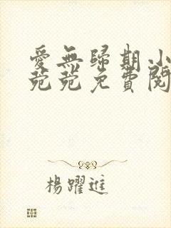 爱无归期小说许菀菀免费阅读