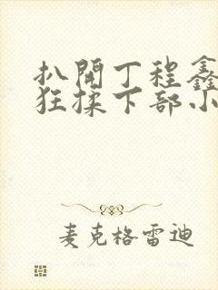 扒开丁程鑫内裤狂揉下部小说