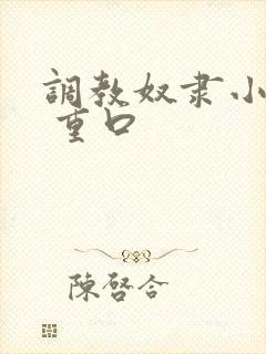 调教奴隶小说虐 重口