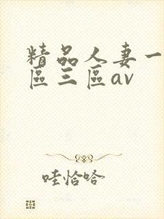 精品人妻一区二区三区av