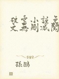 破云小说免费全文无删减阅读